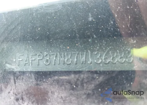 2007 Ford Focus S/Se/Ses from USA, damaged, VIN 1FAFP37N87W136883